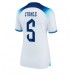 Günstige England John Stones #5 Heim Fussballtrikot Damen WM 2022 Kurzarm